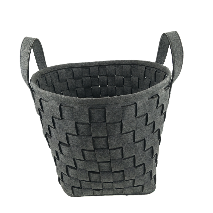 Woven Type Felt Storage Basket